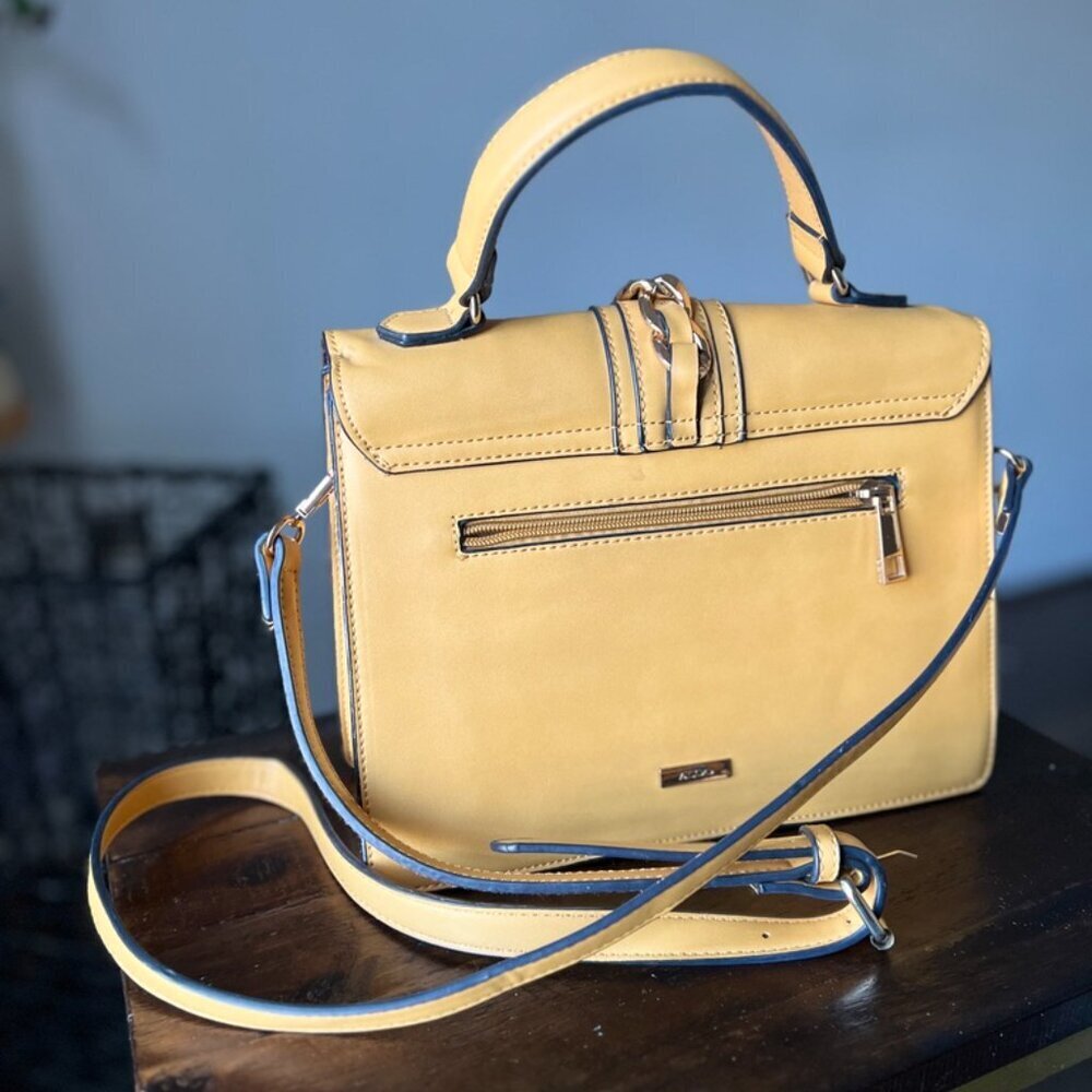 Aldo Yellow Medium Vibrant Crossbody Purse - Picture 2 of 9